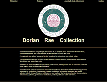Tablet Screenshot of dorianraecollection.com